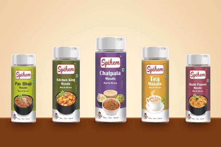 Sealed Spihem masala packs